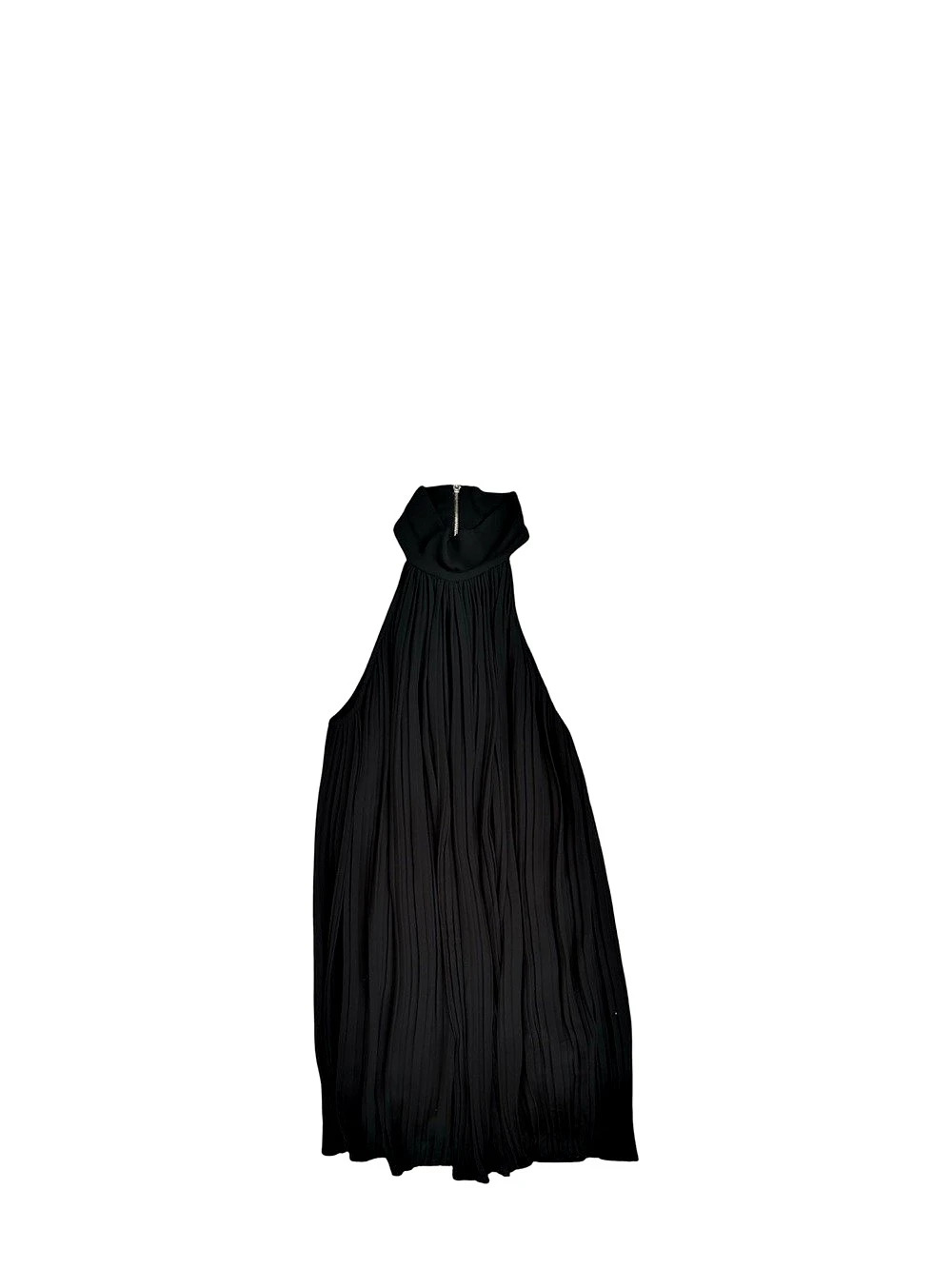 naked zebras Pleated Maxi Dress in Black Size Medium Like New